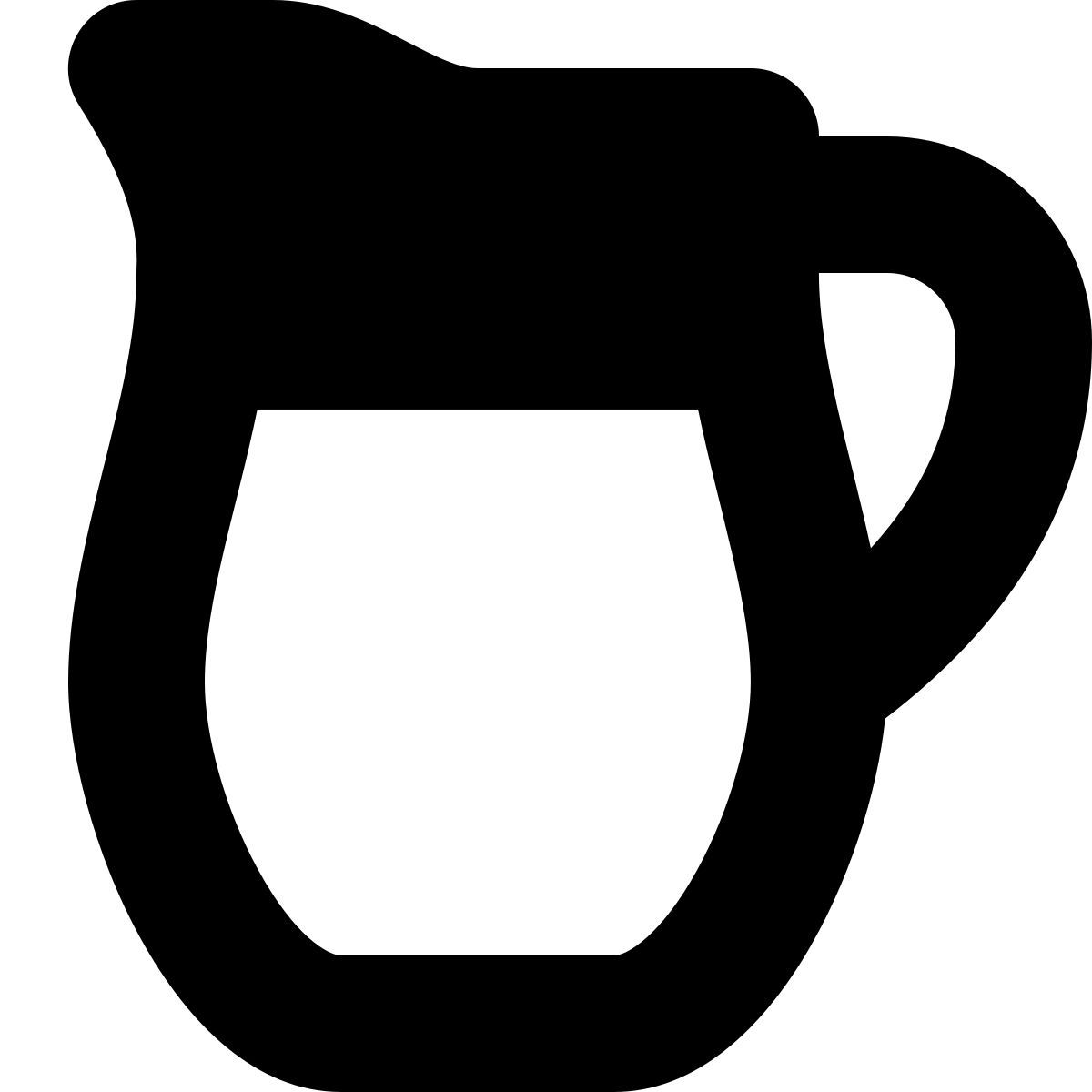 tiny bold style milch icon