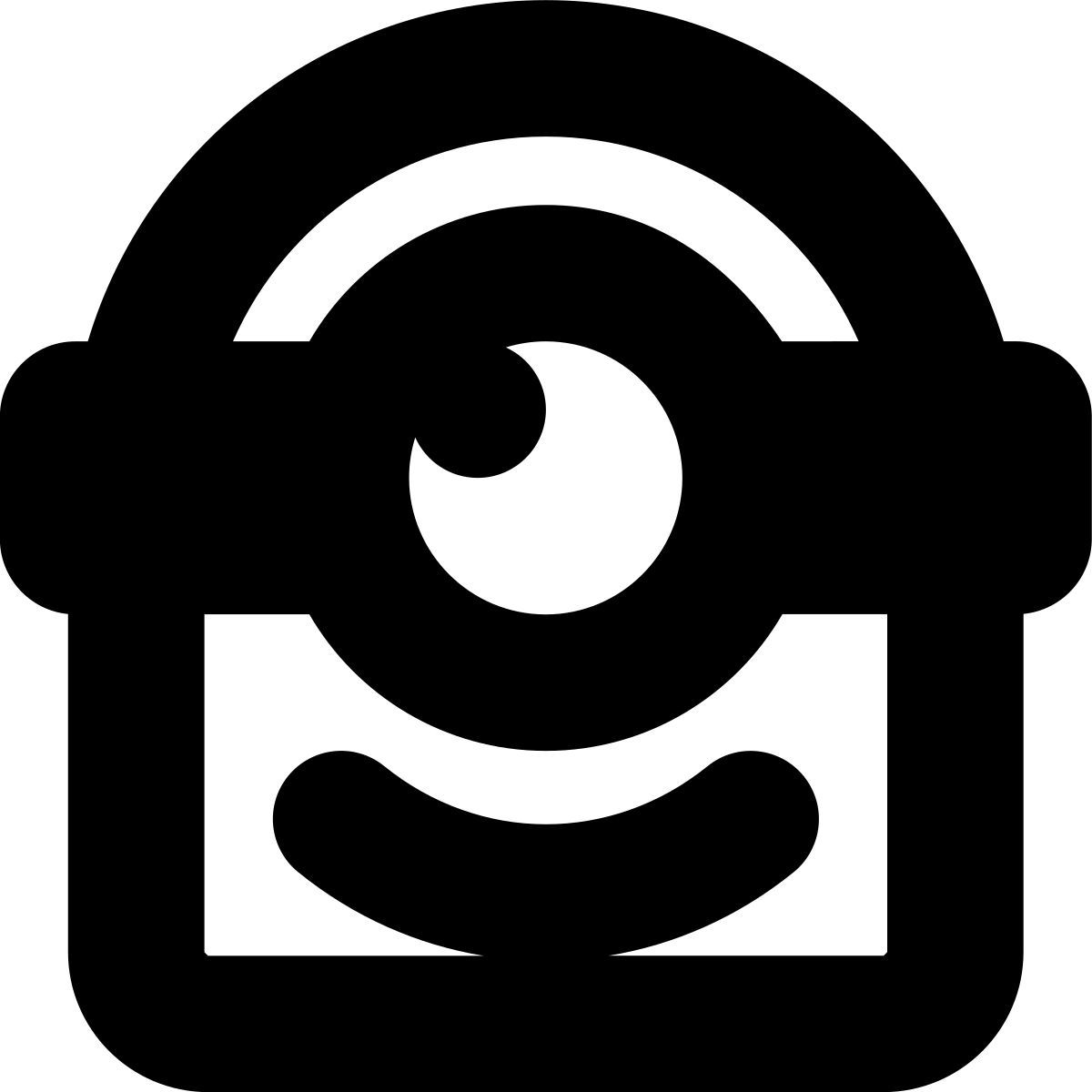 tiny bold style minion icon