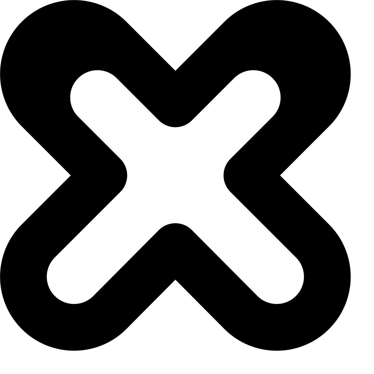 tiny bold style multiply icon