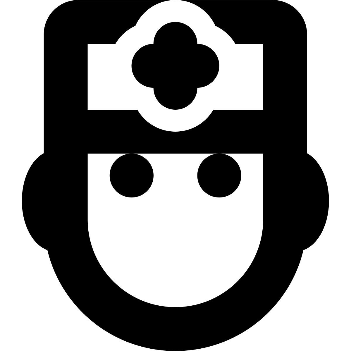 tiny bold style enfermero icon