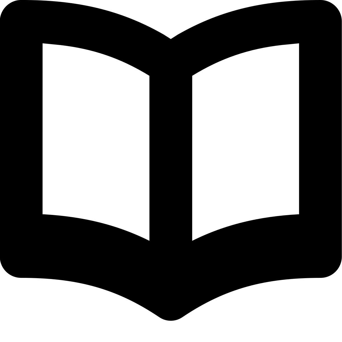 tiny bold style apri libro icon