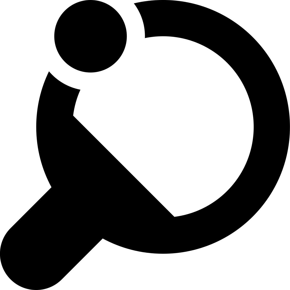 tiny bold style ping pong icon