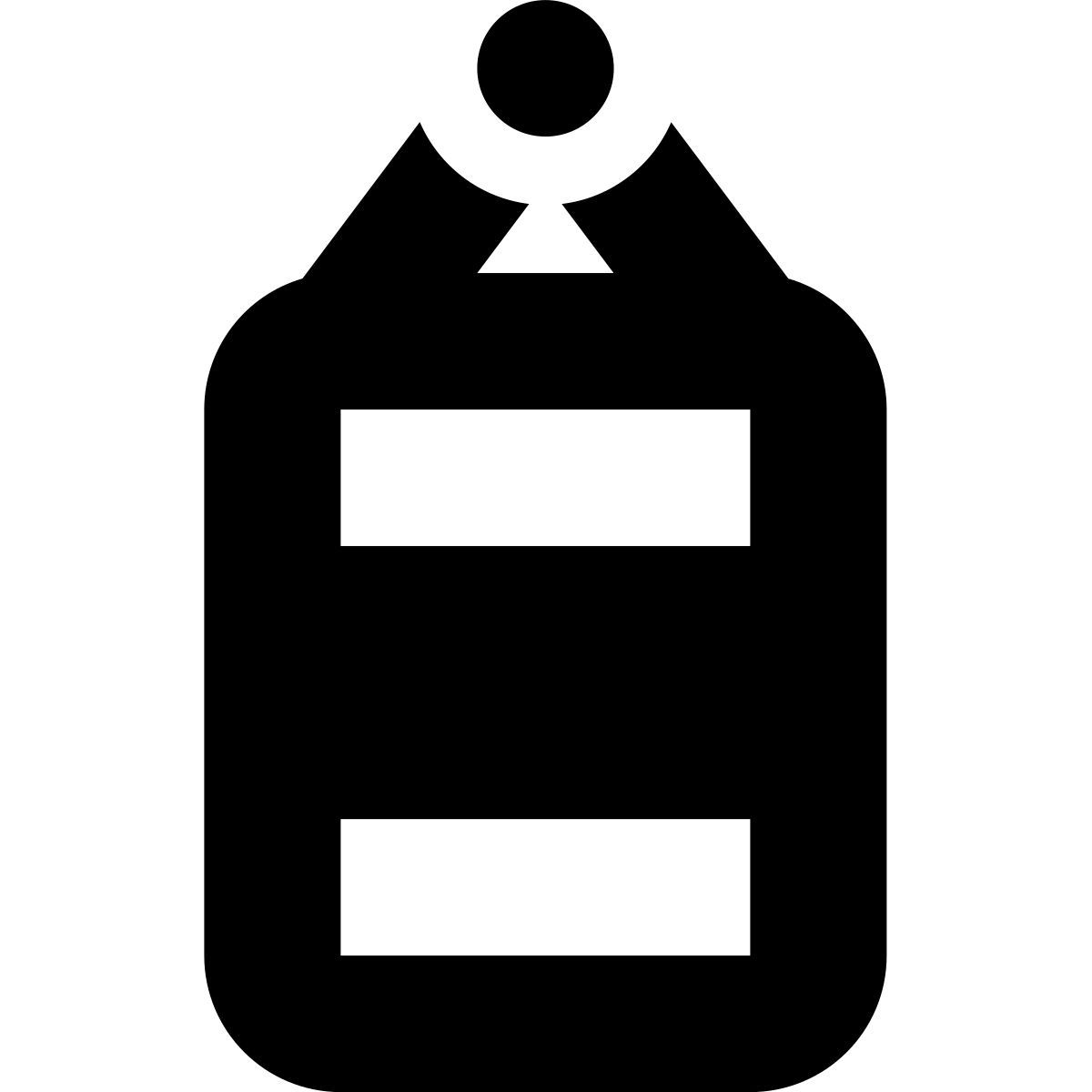 tiny bold style sacco da boxe icon