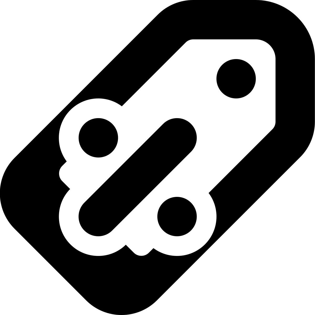 tiny bold style sale price tag icon
