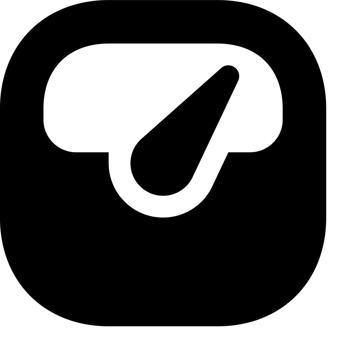 tiny bold style bilancia icon