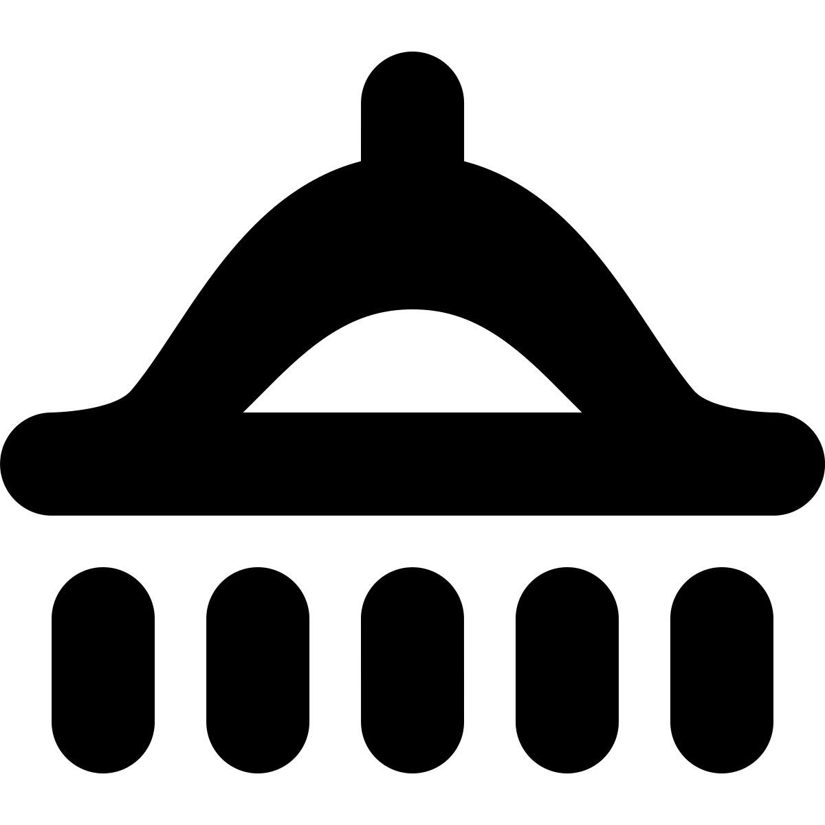 tiny bold style ducha icon