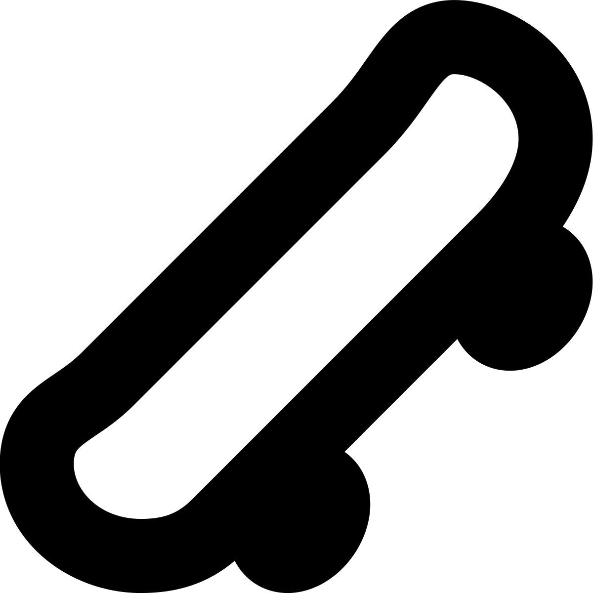 tiny bold style 滑板 icon