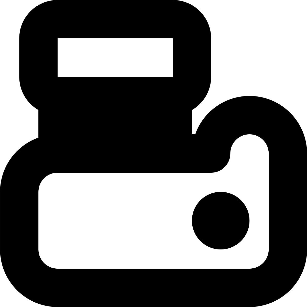 tiny bold style 单反镜头大 icon