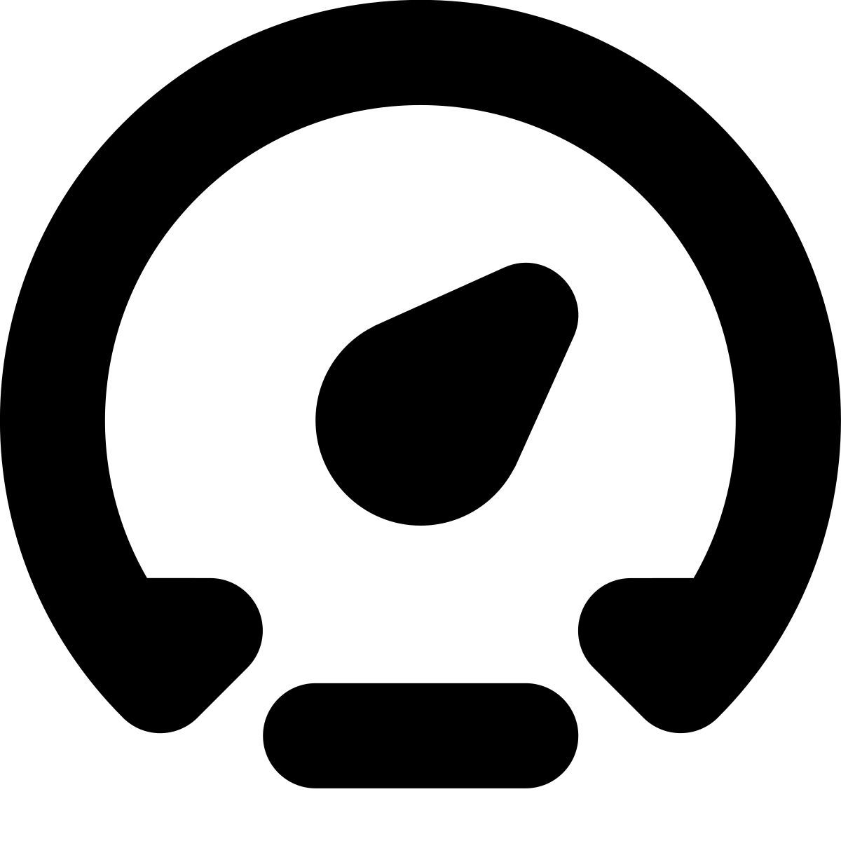 tiny bold style 车速表 icon