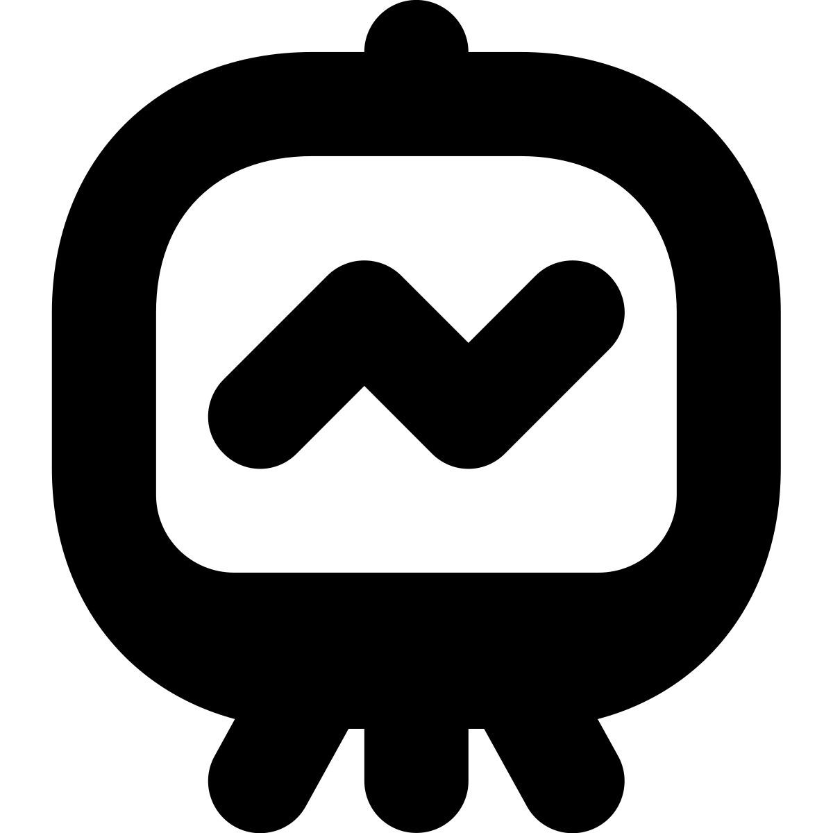 tiny bold style statistiche icon