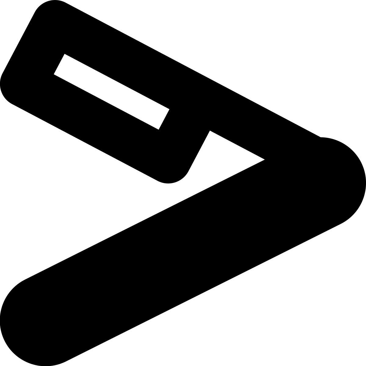 tiny bold style 면도칼 icon