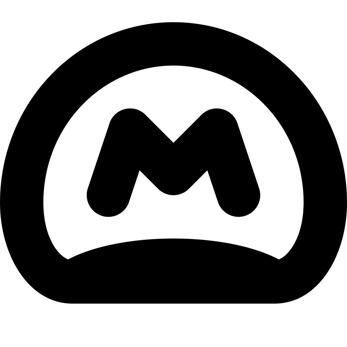 tiny bold style super mario icon