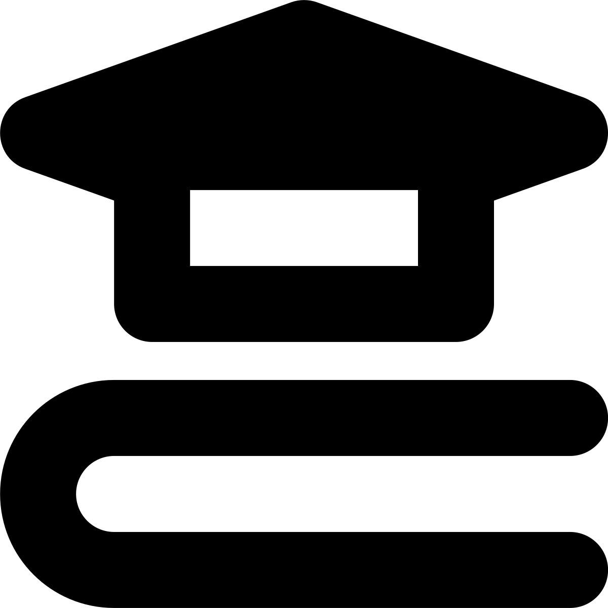 tiny bold style teaching icon