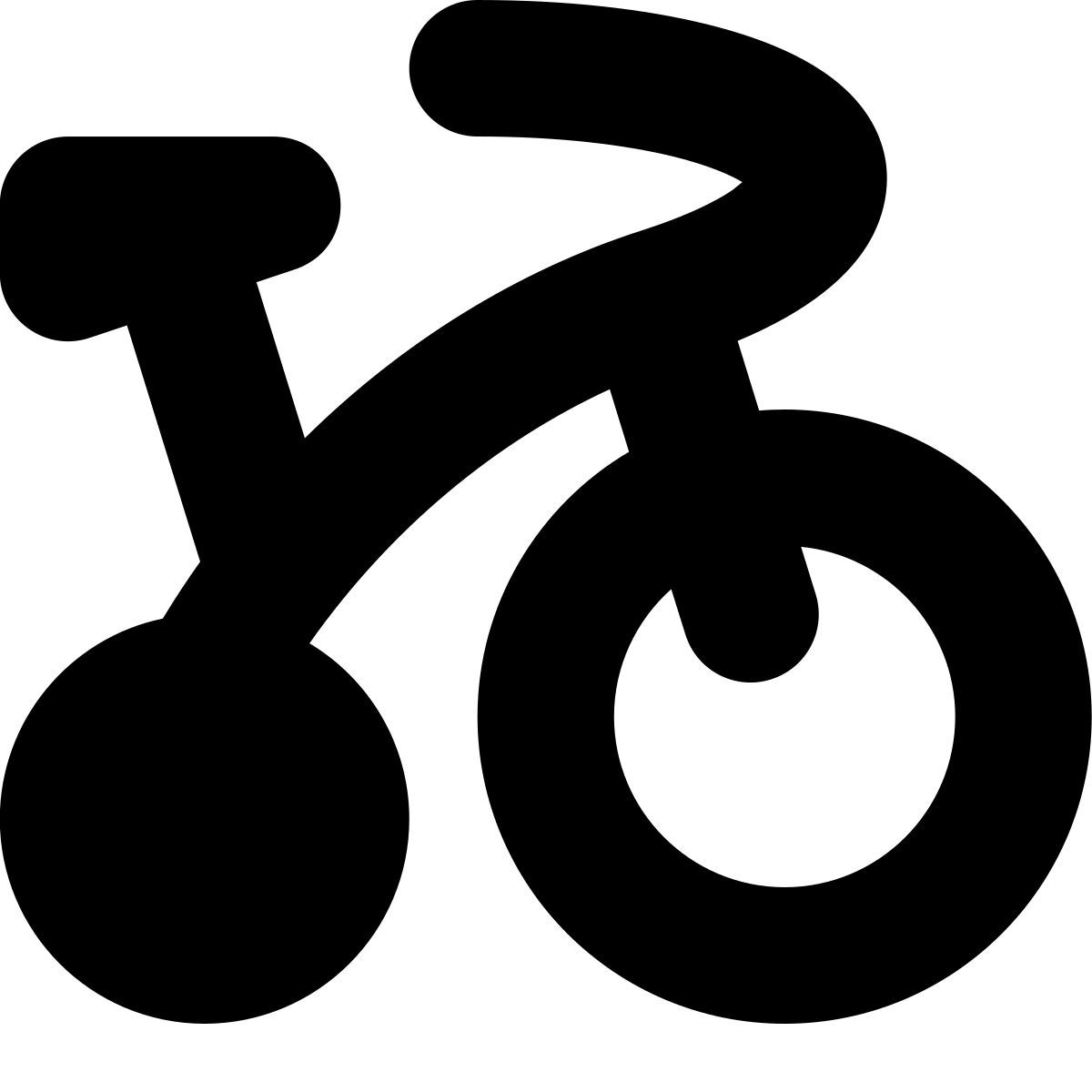 tiny bold style triciclo icon