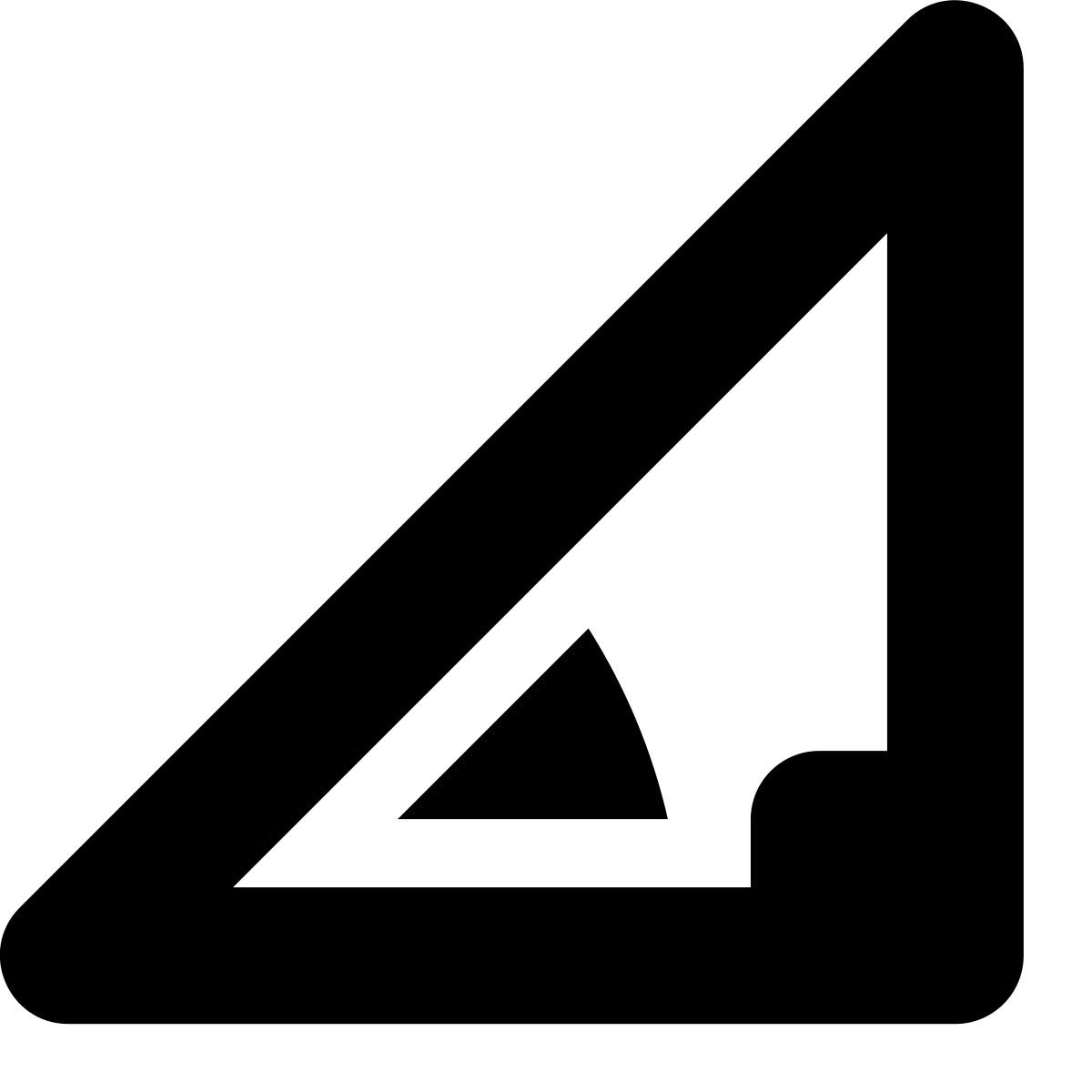 tiny bold style 삼각법 icon