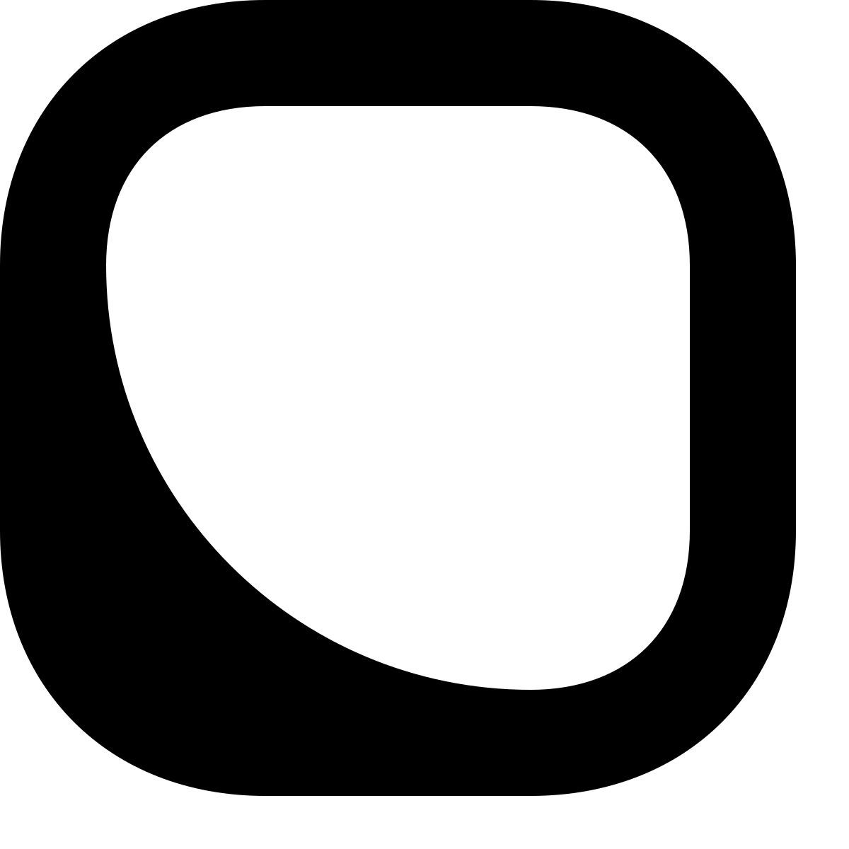 tiny bold style unchecked checkbox icon