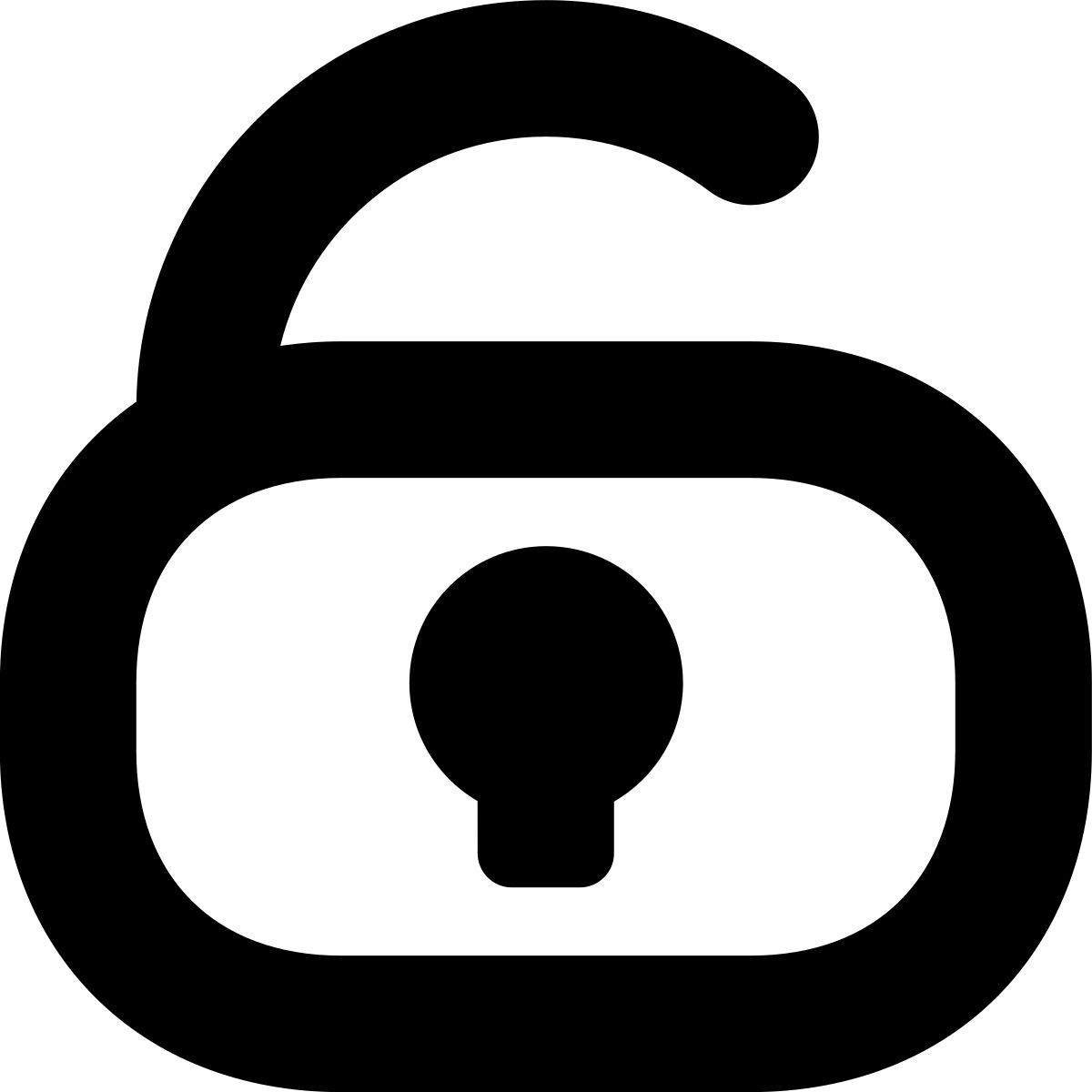 tiny bold style 잠금 해제 icon