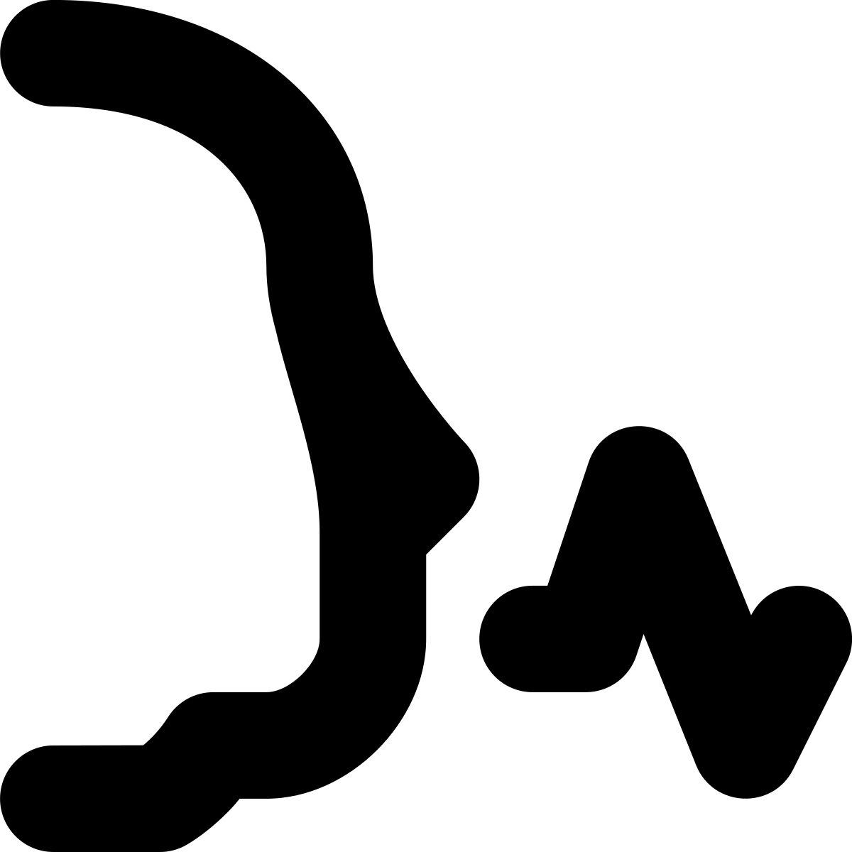tiny bold style voice recognition scan icon