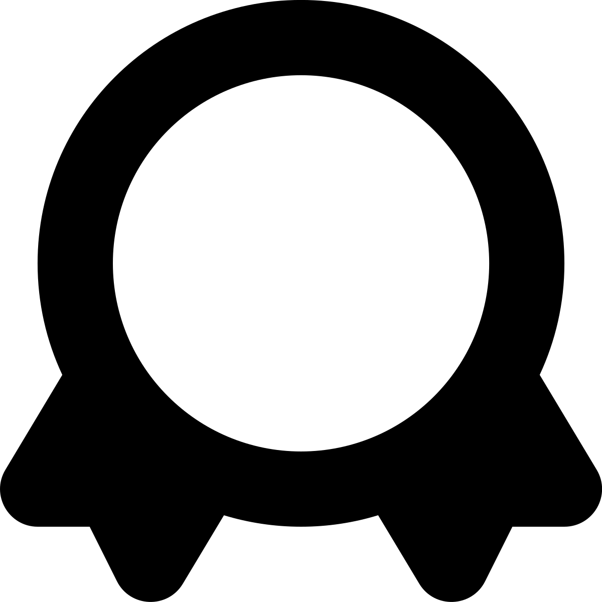 tiny bold style warranty icon
