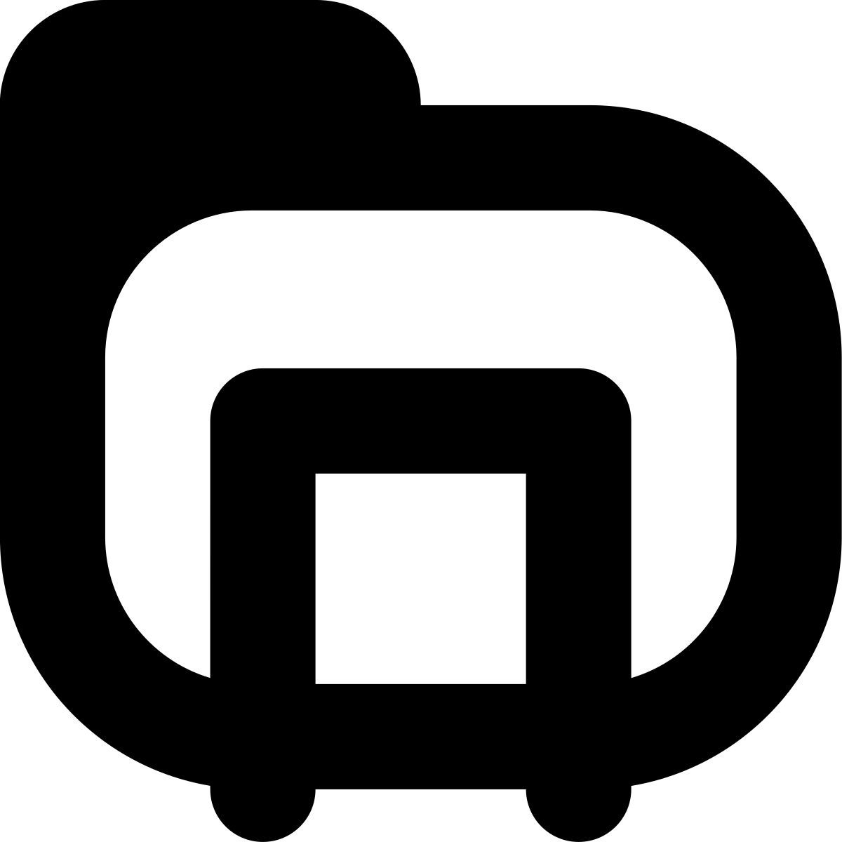 tiny bold style windows explorer icon