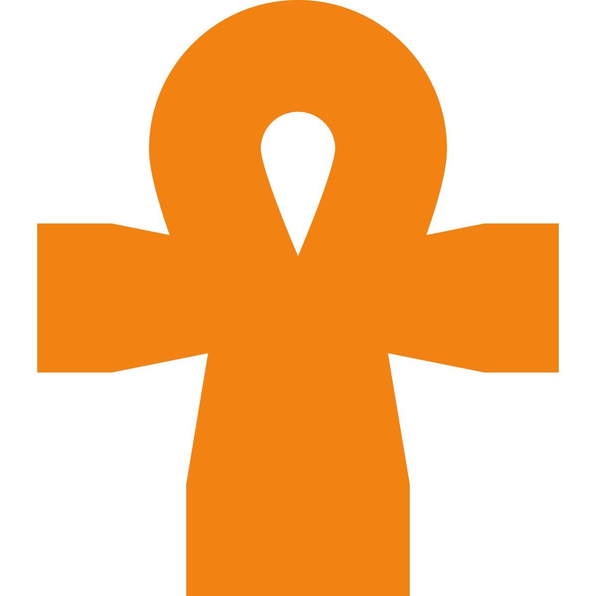 tiny color style ankh icon