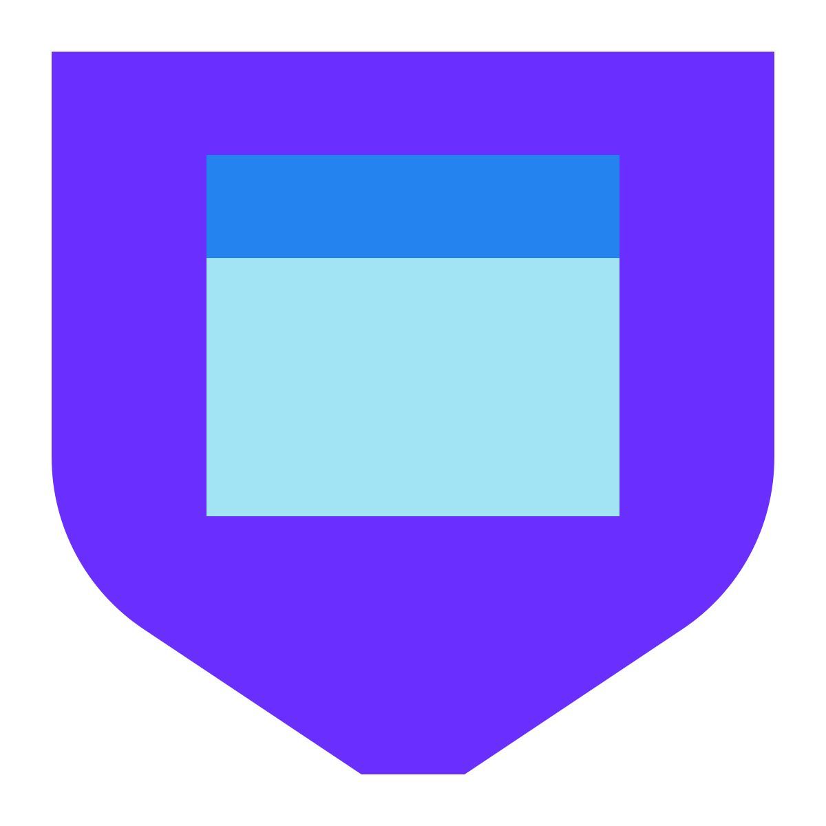tiny color style escudo de aplicação icon