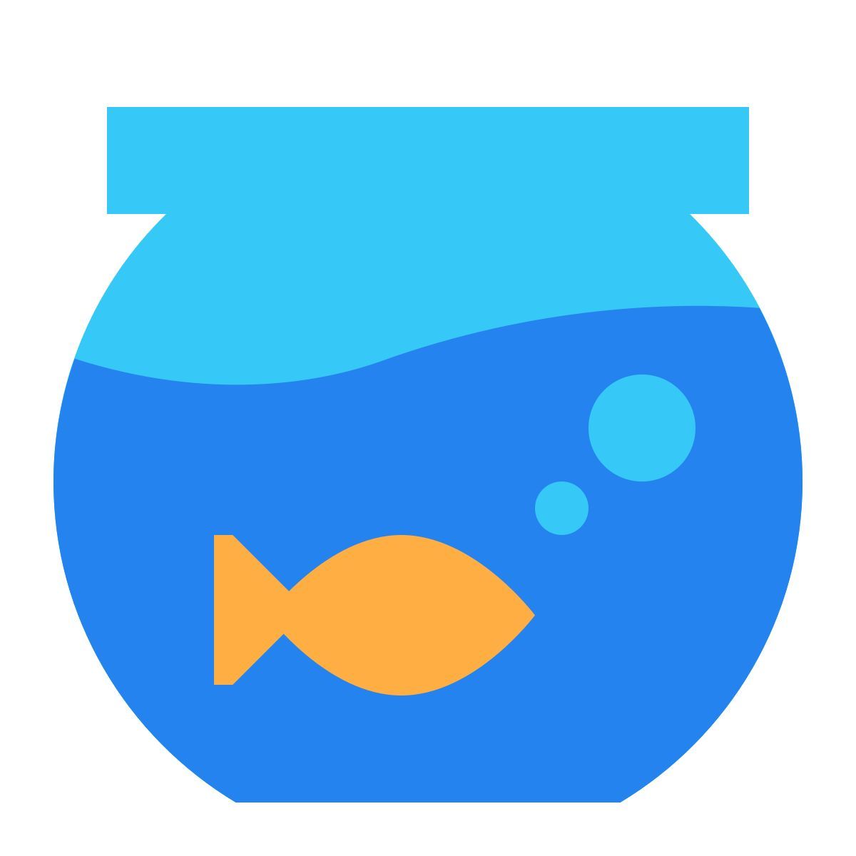 tiny color style aquarium icon