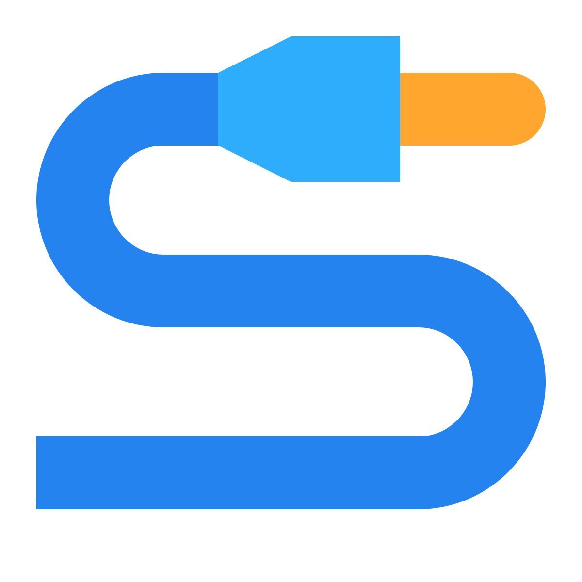 tiny color style audio cable  v2 icon