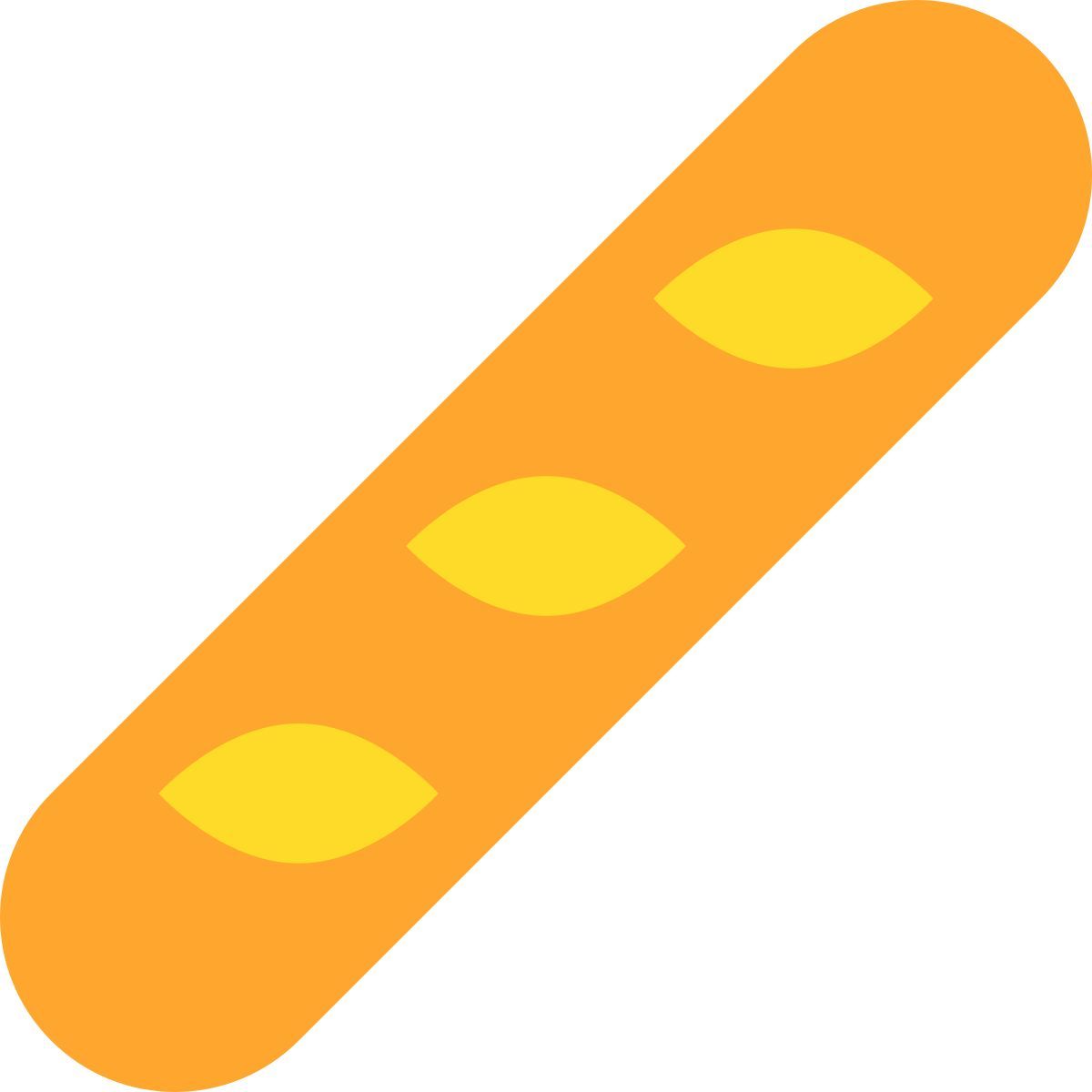 tiny color style baguette icon