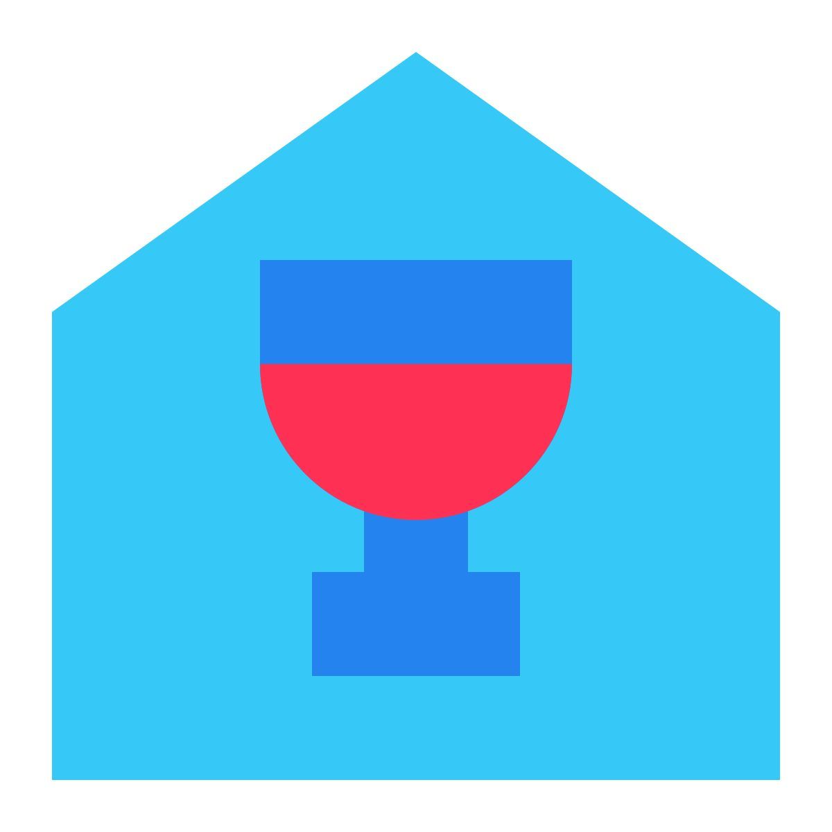 tiny color style construction de bar icon