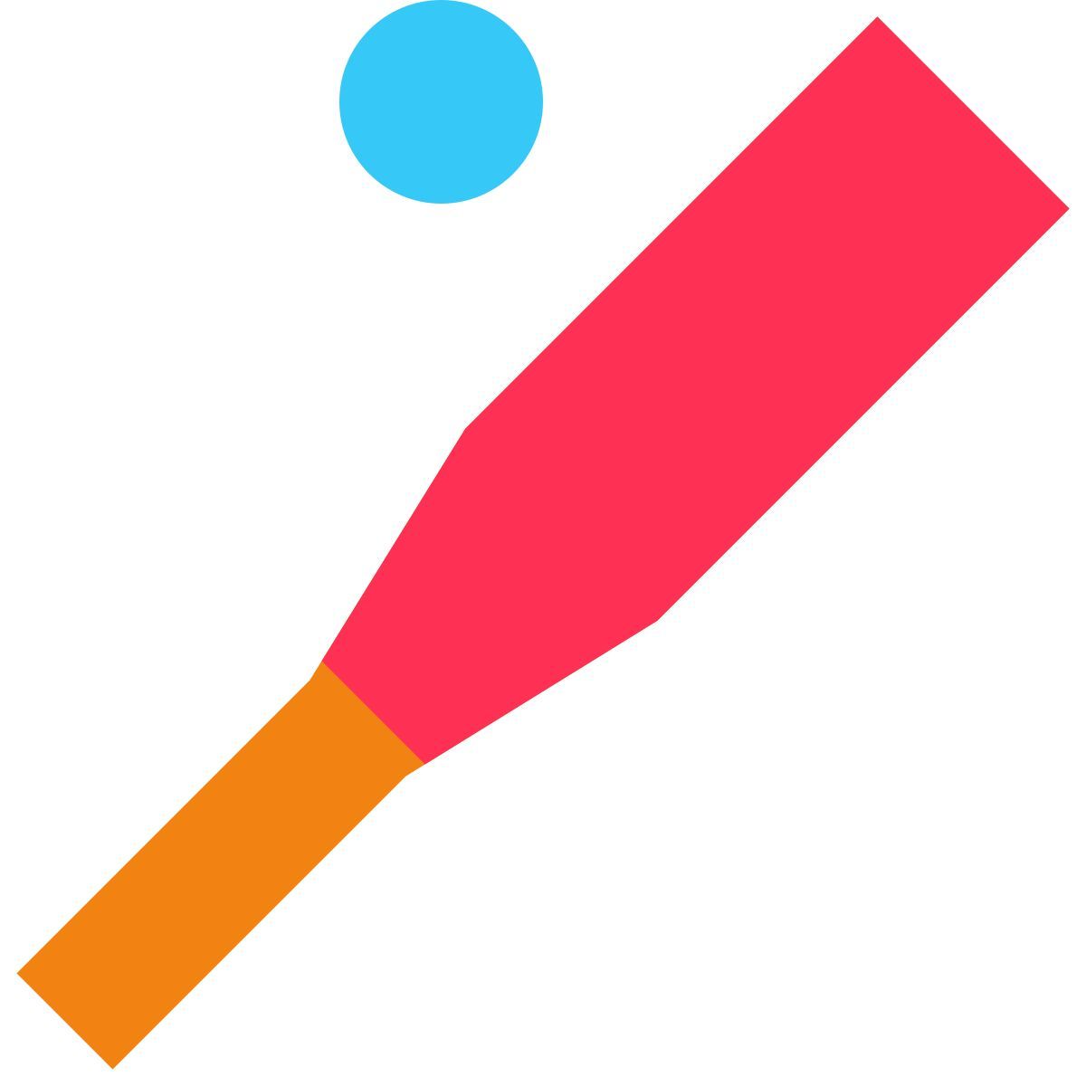tiny color style baseball icon