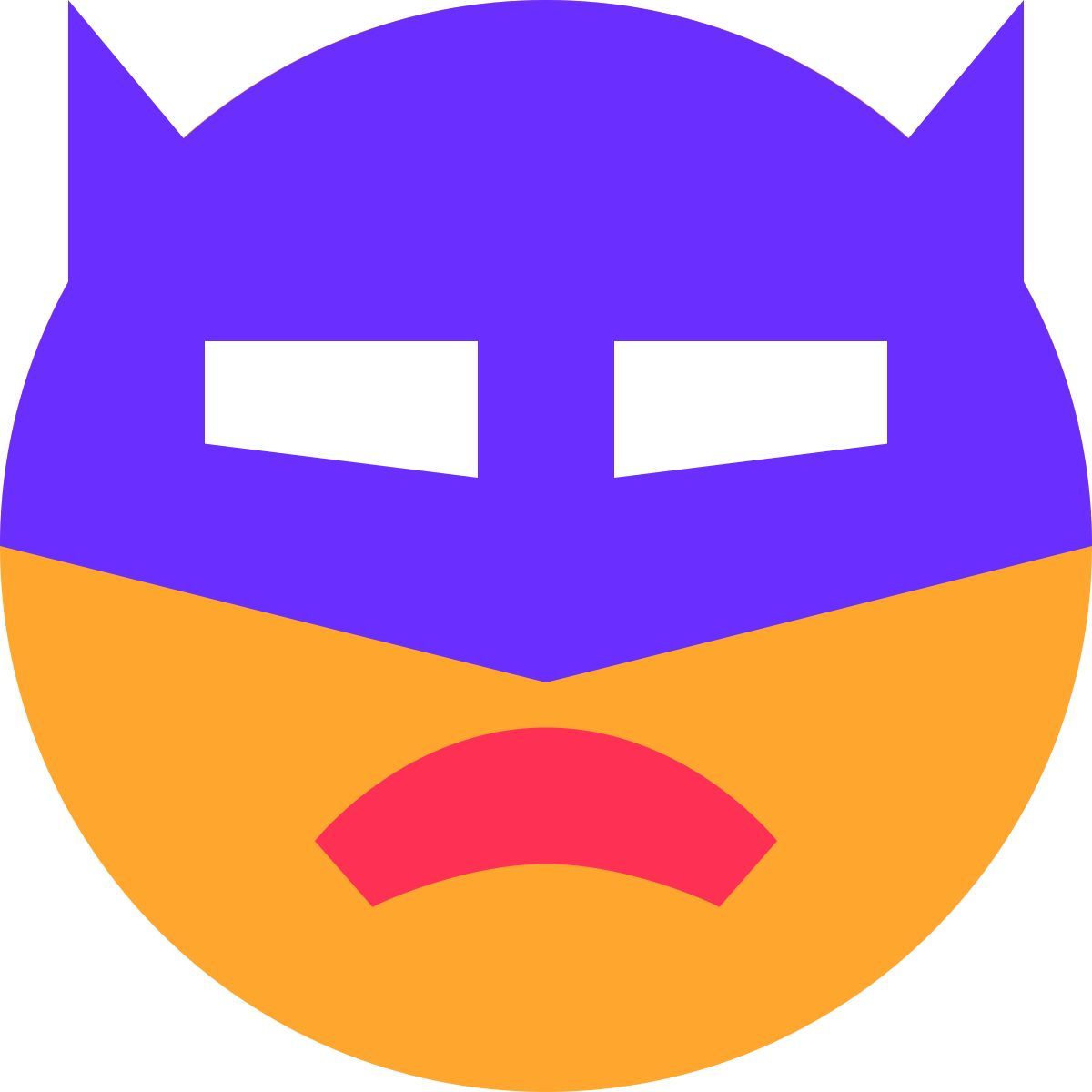 tiny color style batman emoji icon