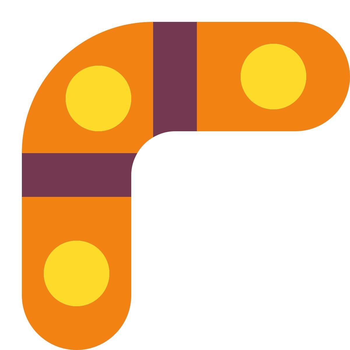 tiny color style boomerang icon