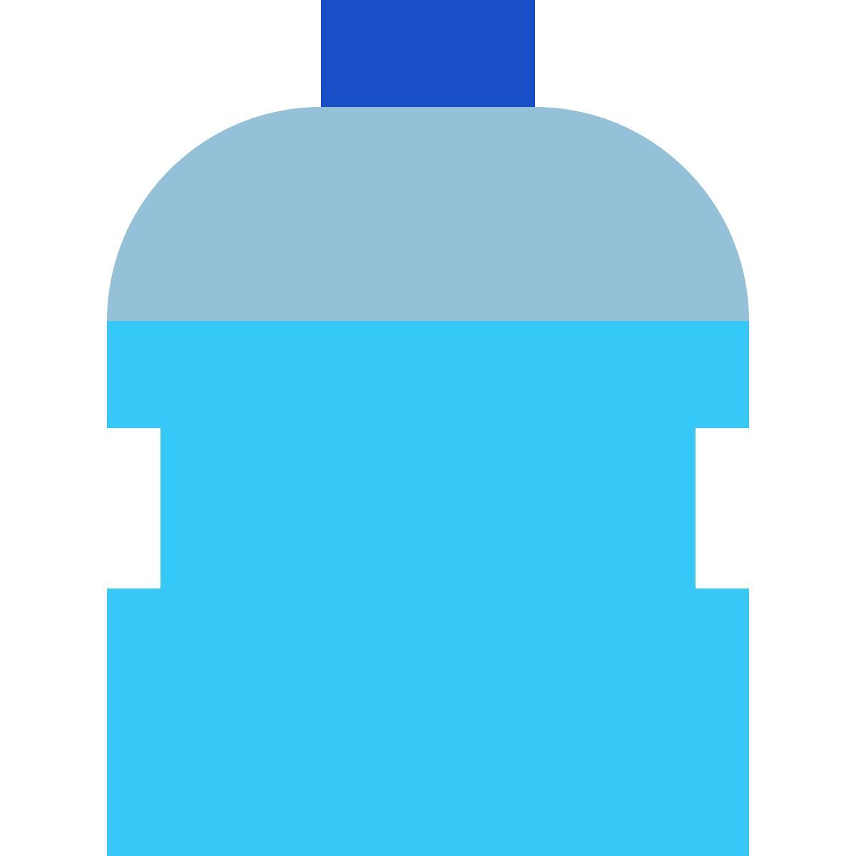 tiny color style wasserflasche icon