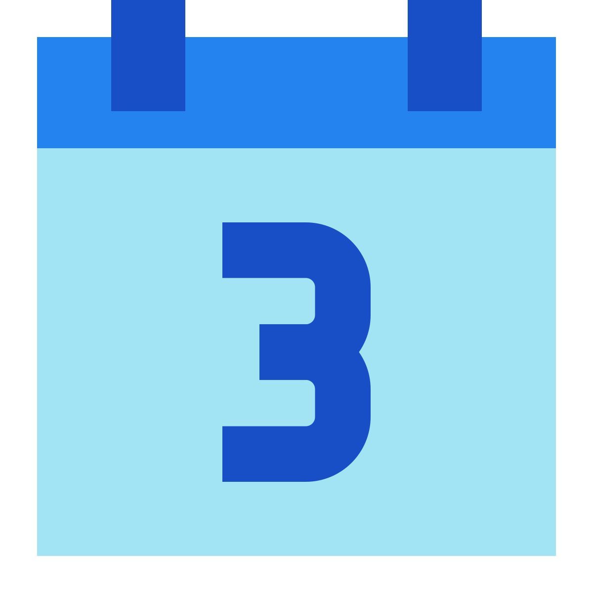 tiny color style calendário 3 icon