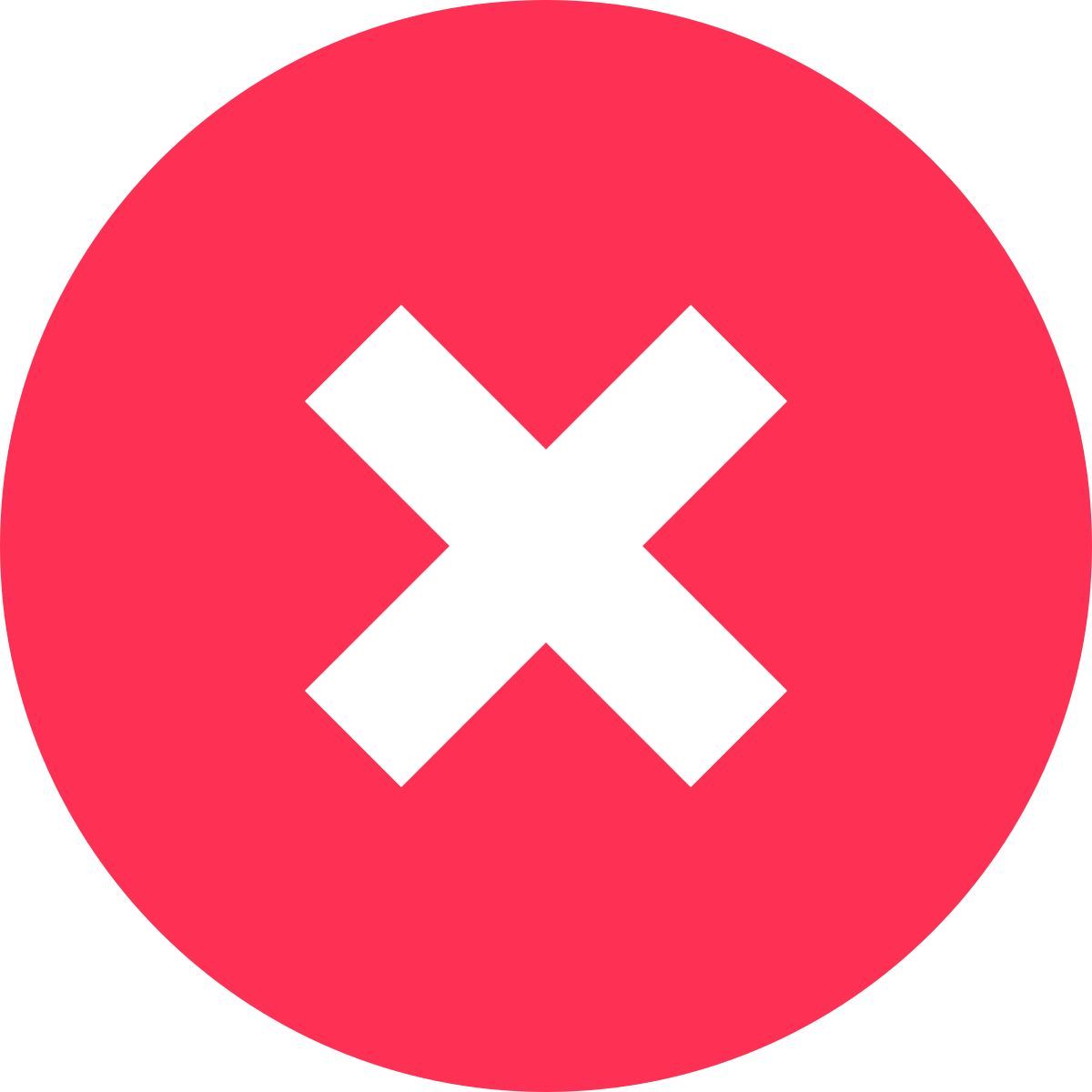 tiny color style cancelar icon