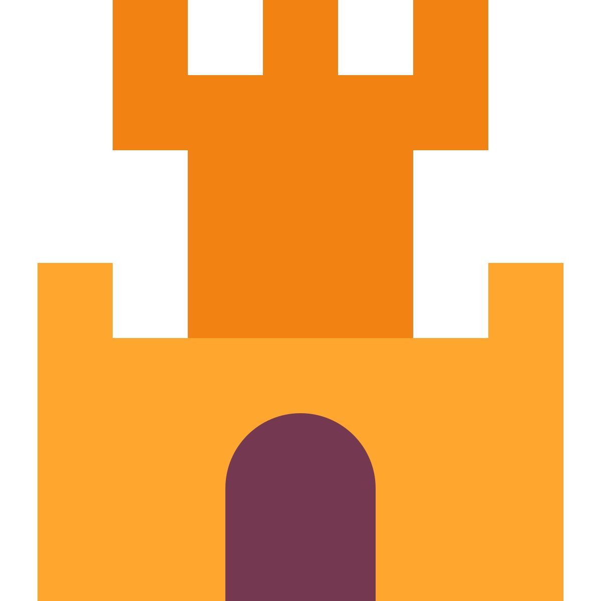 tiny color style castillo icon