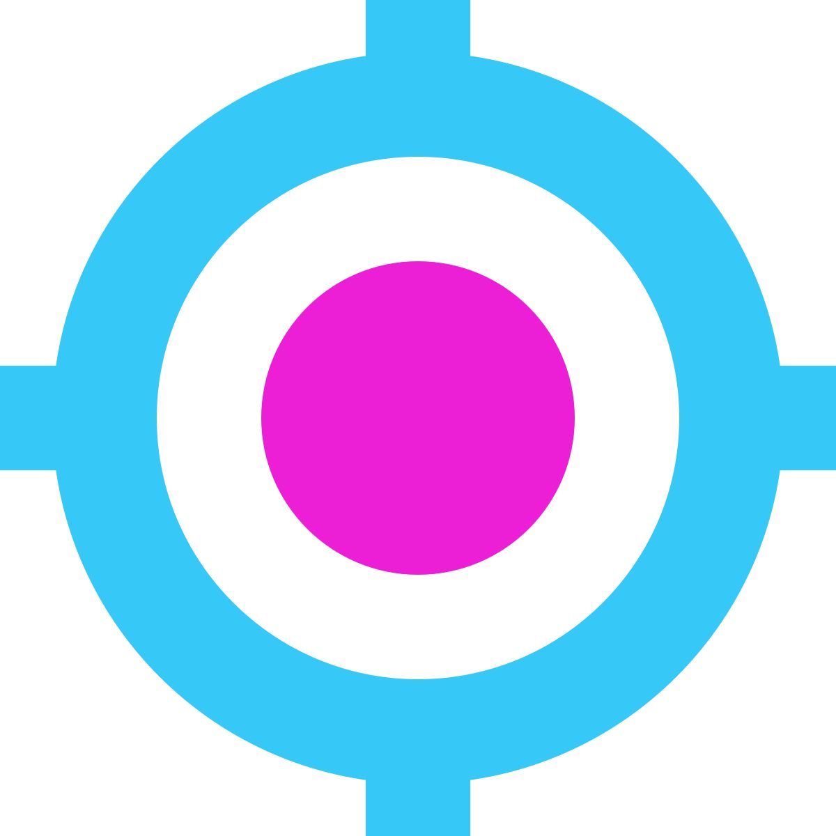 tiny color style centre direction icon