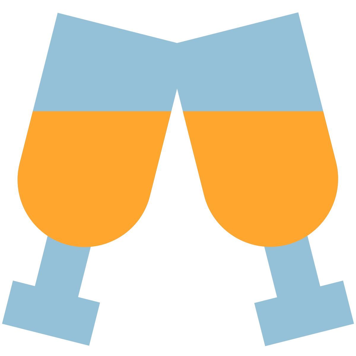 tiny color style champagne icon