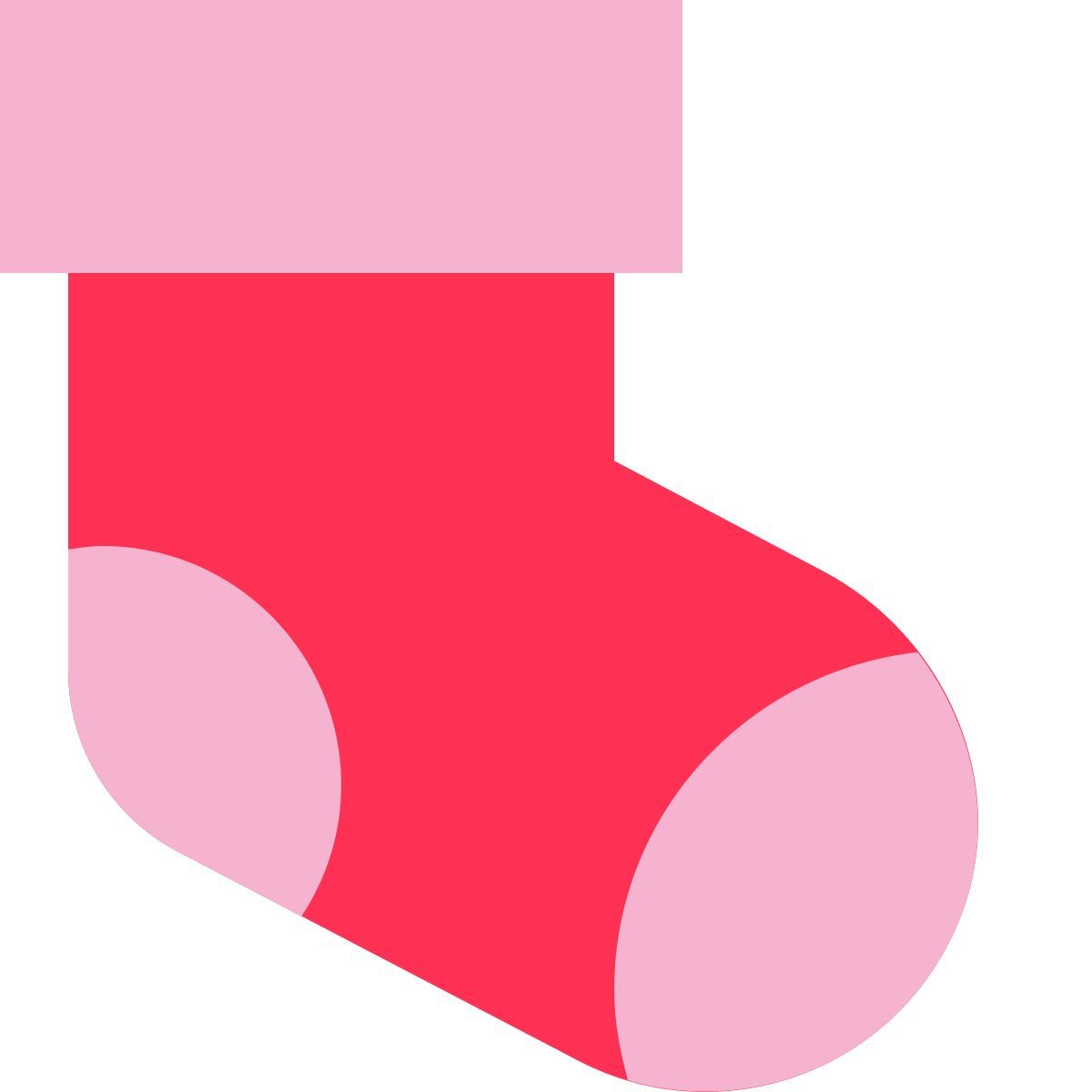 tiny color style meia de natal icon