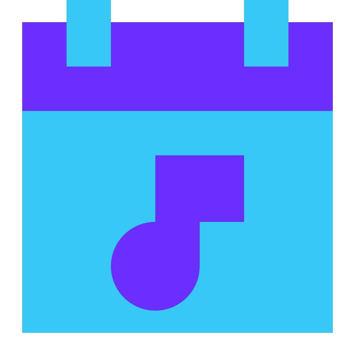 tiny color style concert day icon