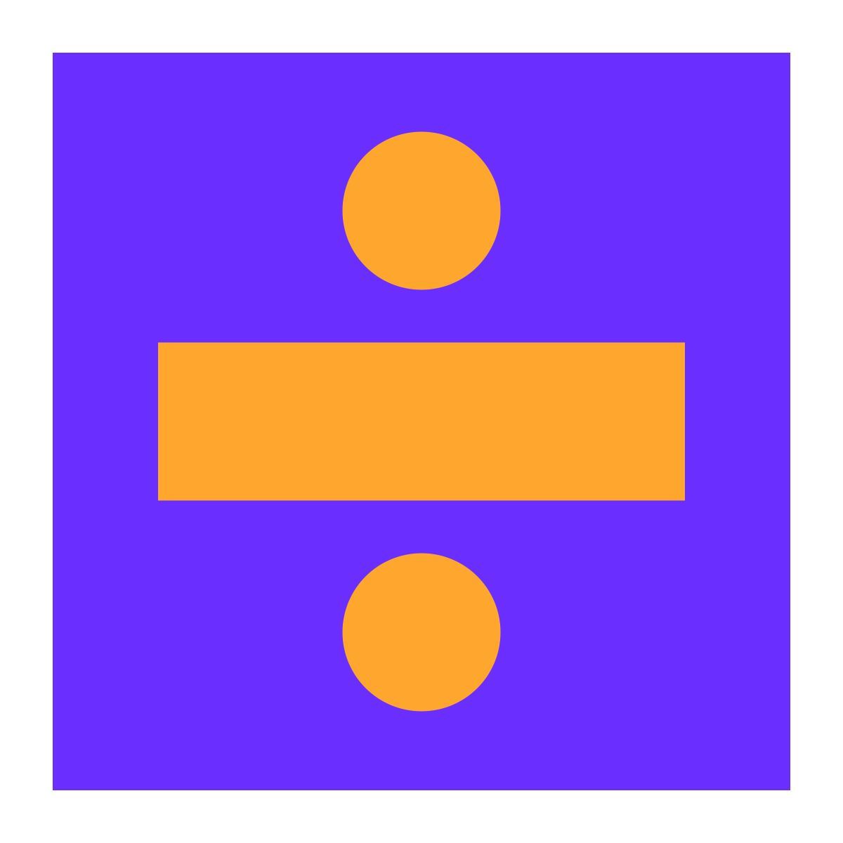 tiny color style division icon