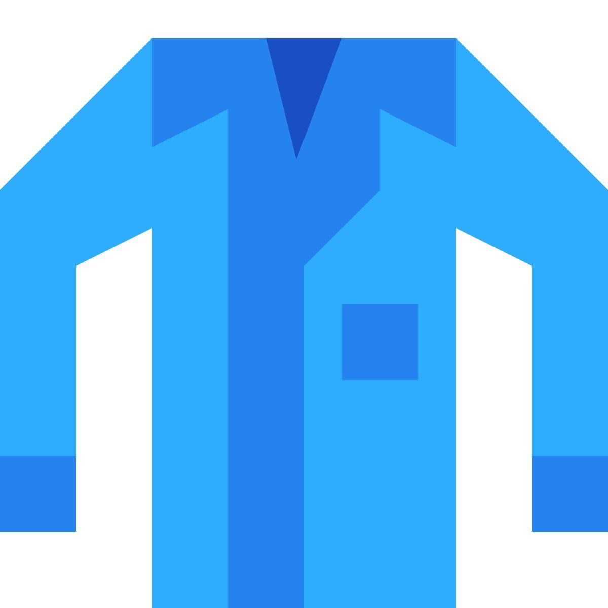 tiny color style 의사 실험실 코트 icon