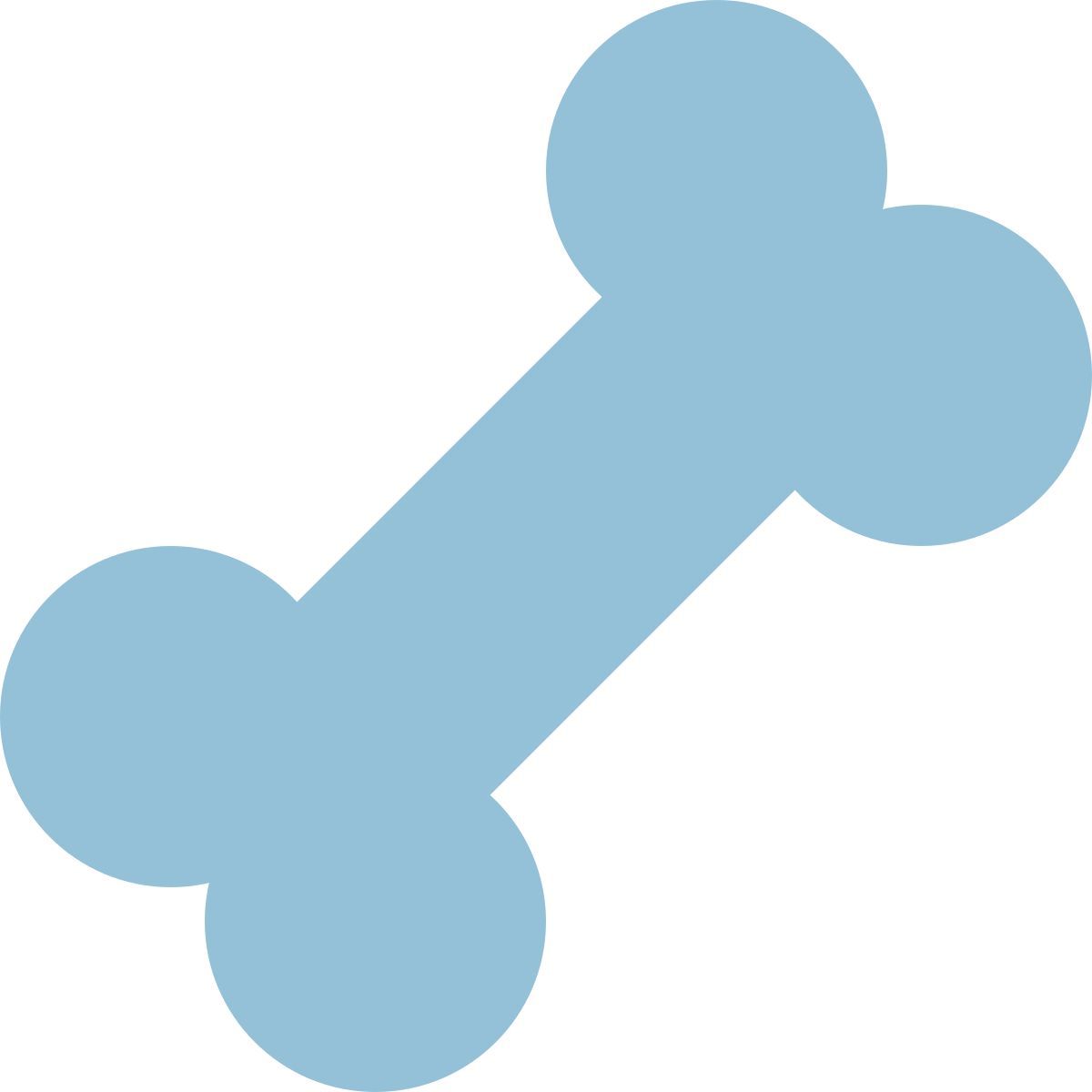 tiny color style hueso del perro icon