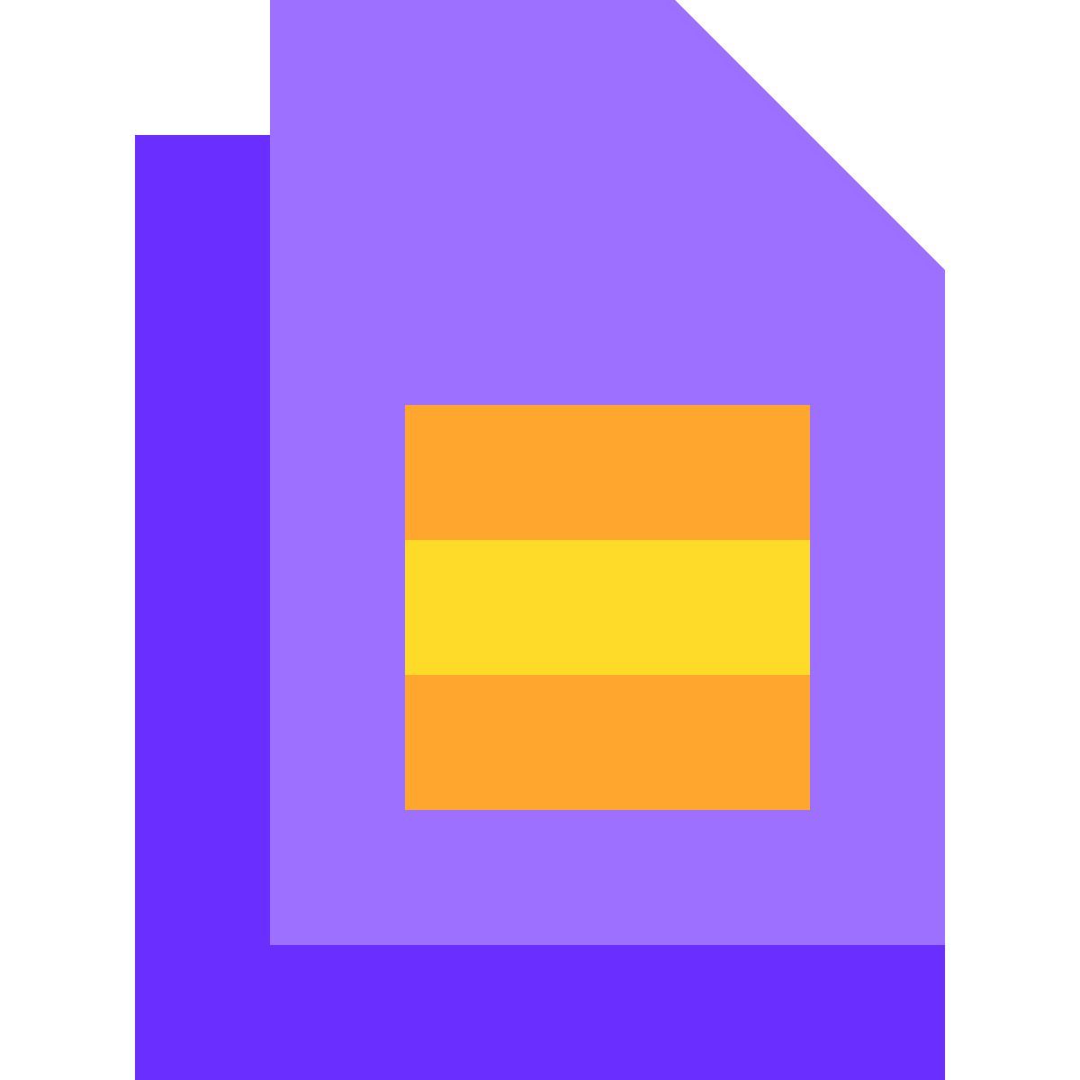 tiny color style dual sim icon