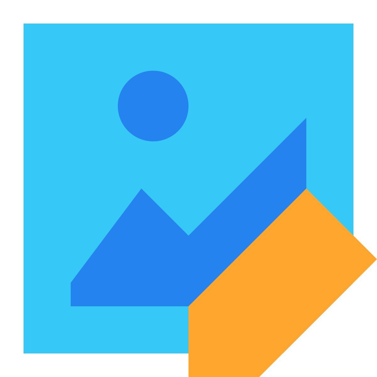 tiny color style edit image icon