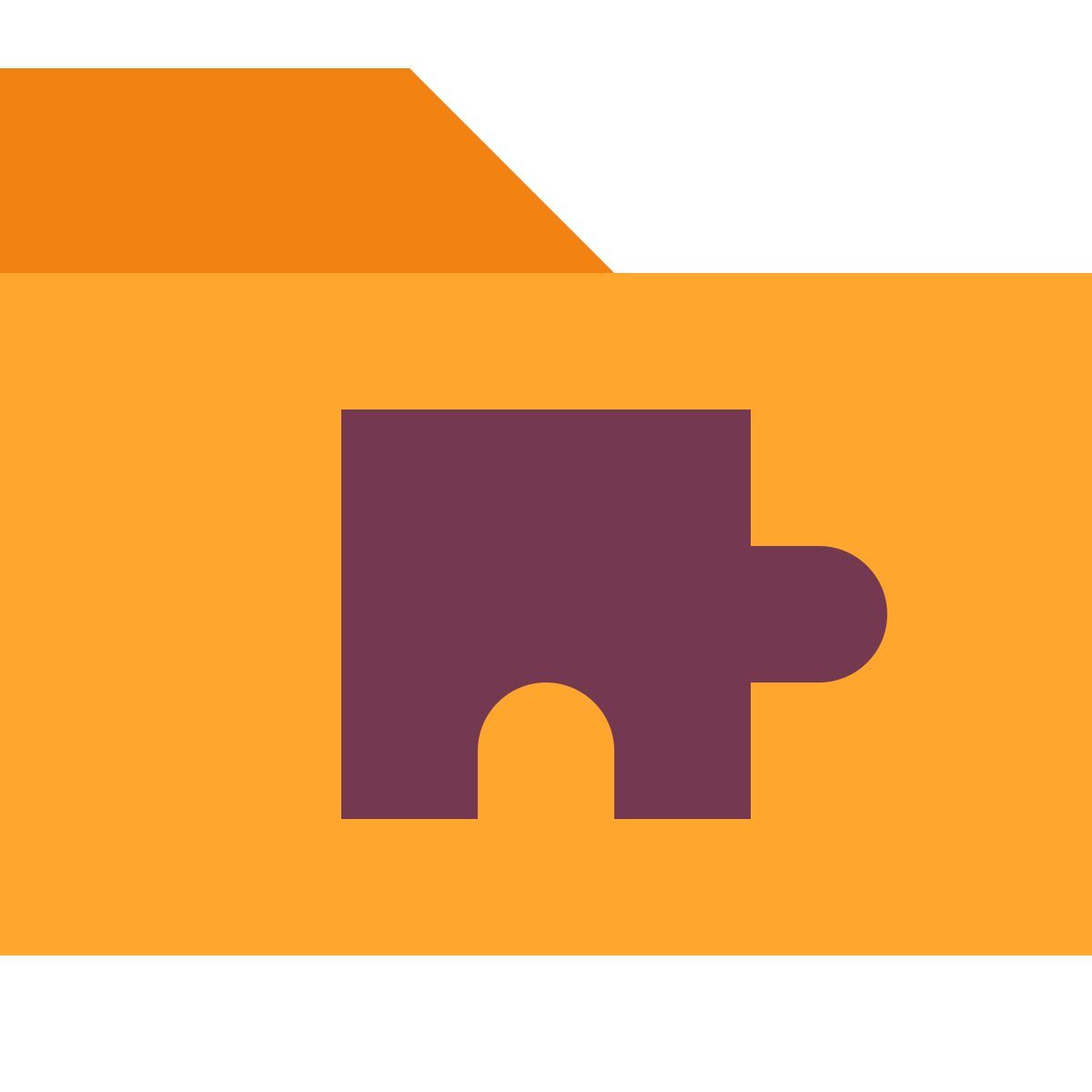 tiny color style extensions folder icon