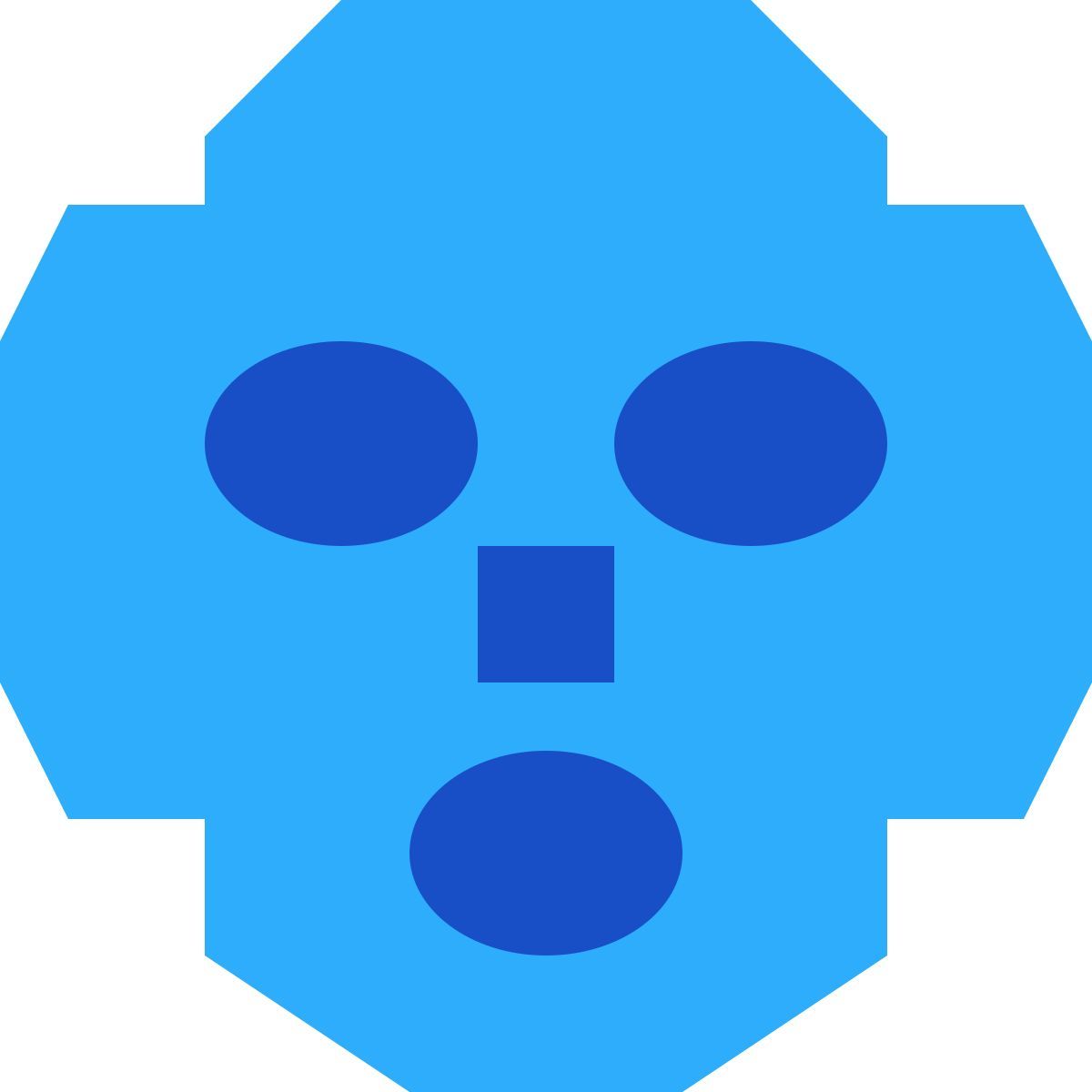 tiny color style máscara facial icon