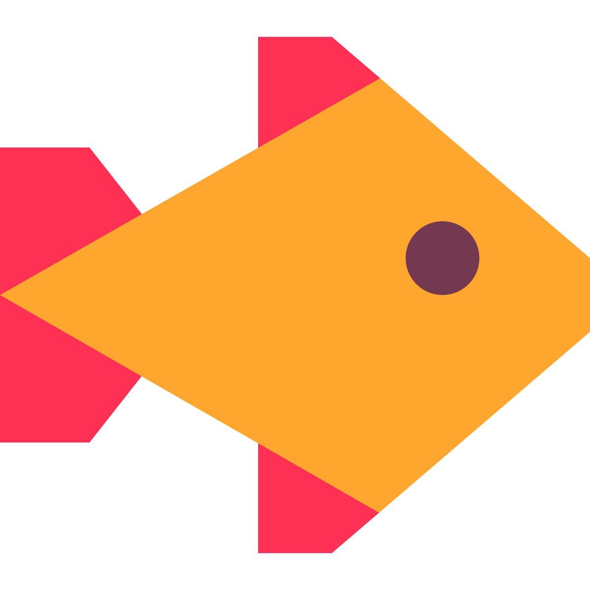 tiny color style fisch icon