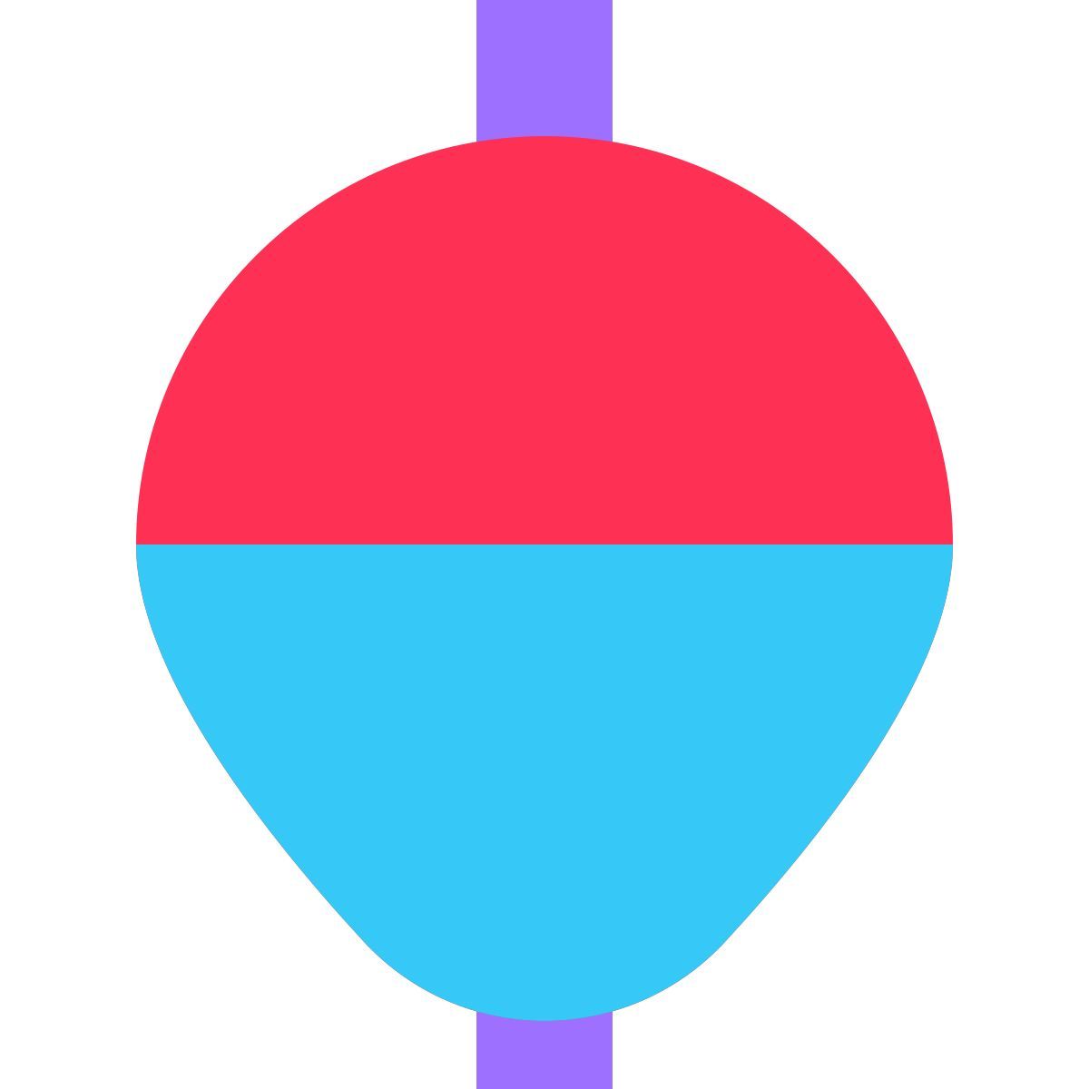 tiny color style рыбная ловля icon